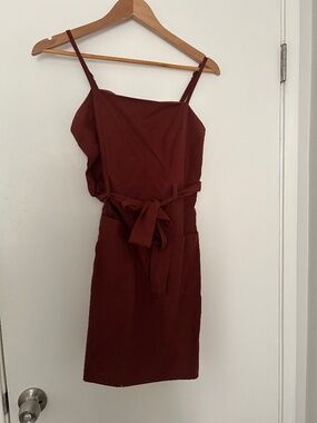 Summer linen blend dress xs